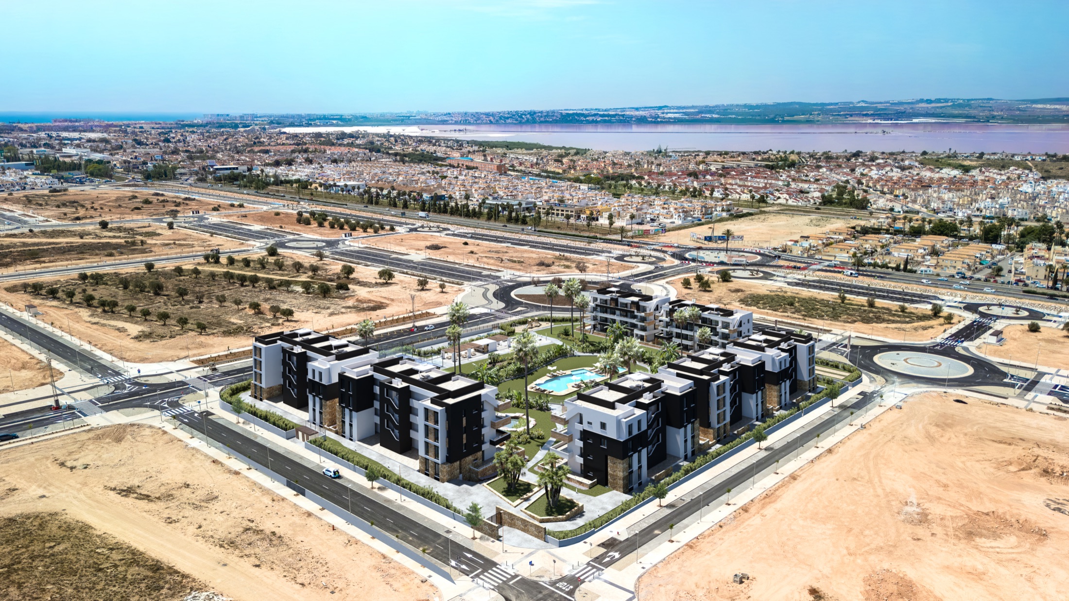 La Hoya in Torrevieja met stad, water en kustsfeer in de omgeving